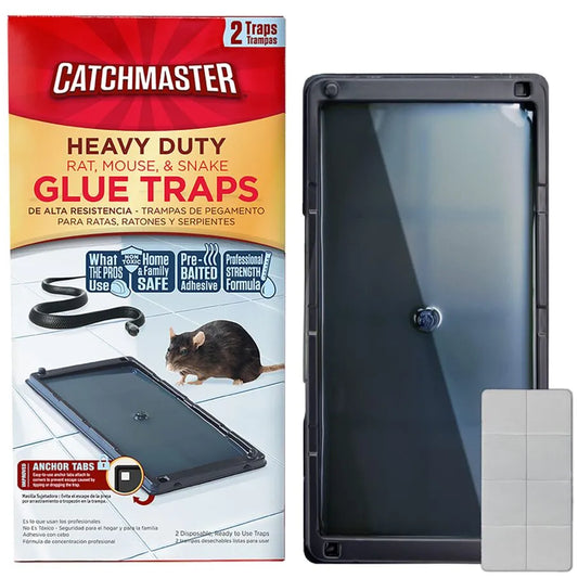 CatchmasterGRO Heavy Duty Rat, Mouse, Snake & Insect Glue Trays