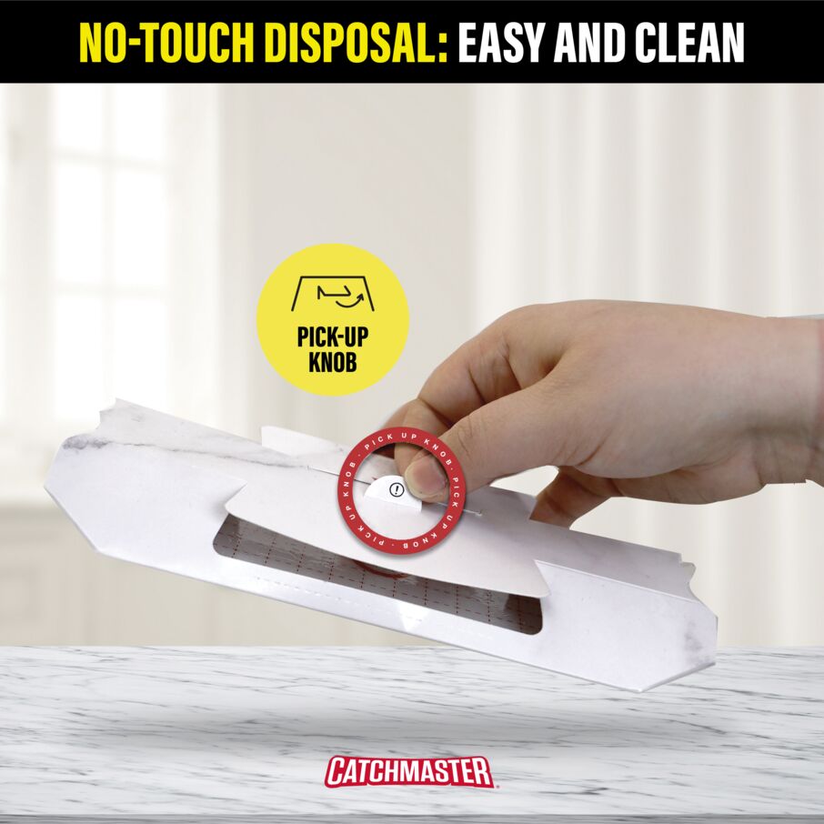 CX Cockroach Trap with Powerful Food-Based Bait – Glue Traps (10-Pk)