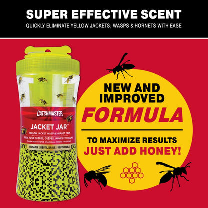 CatchmasterGRO Yellow Jacket Hornet Bee & Wasp Jar Traps