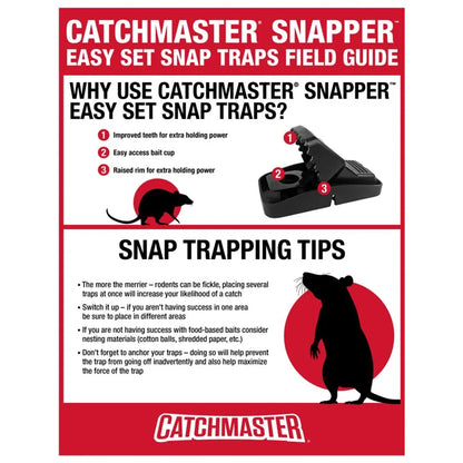 CatchmasterGRO Snapper Quick-Set Reusable Snap Traps