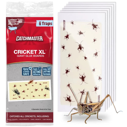 CatchmasterGRO CricketXL Cricket Patterned Glue Board Traps