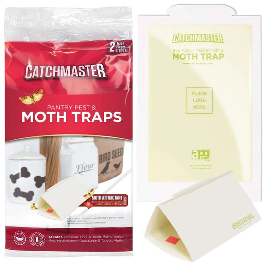 CatchmasterGRO Pantry Pest & Moth Glue Board Traps With Pheromones