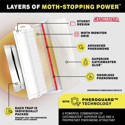 Cx Premium Pantry Moth Traps with Patented XL - Marble