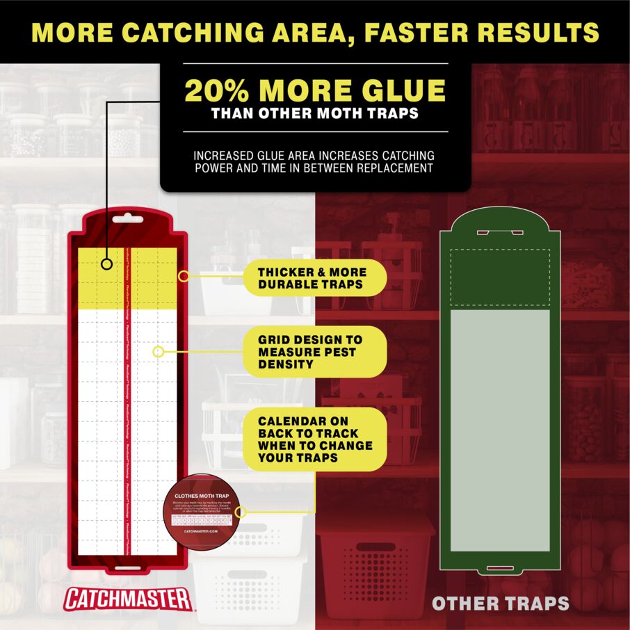 Cx Premium Pantry Moth Traps with Patented XL - Marble