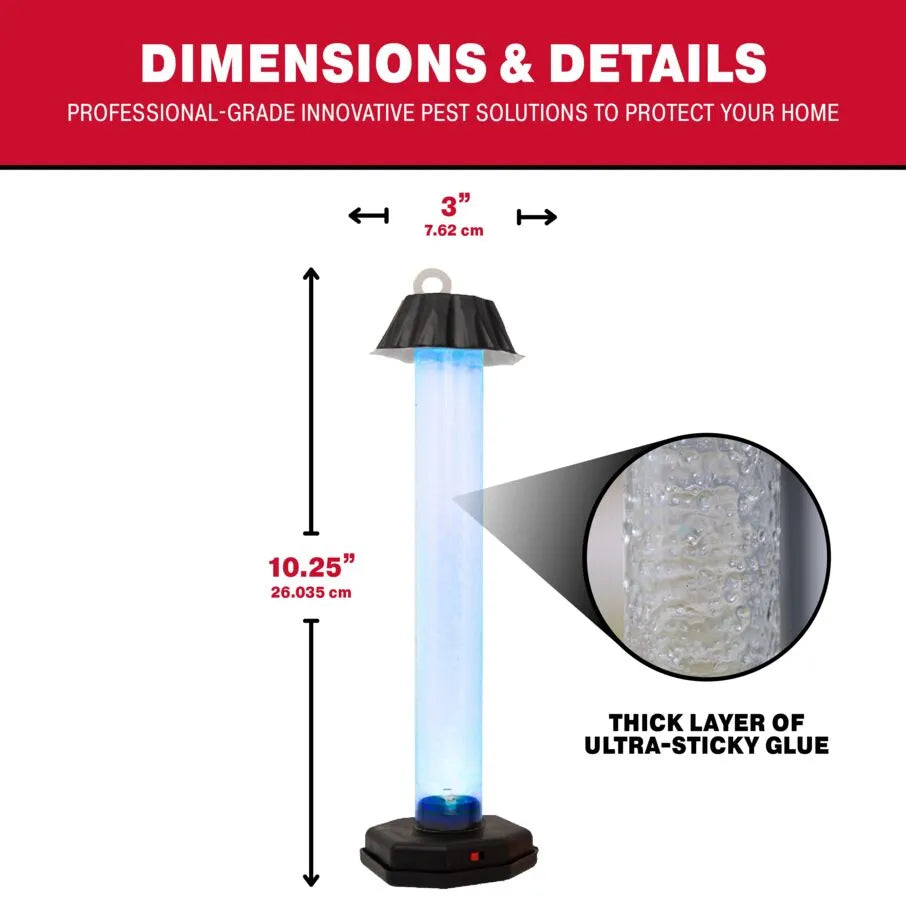 Mosquito, Gnat & Fly Light Trap for Barns, Sheds &