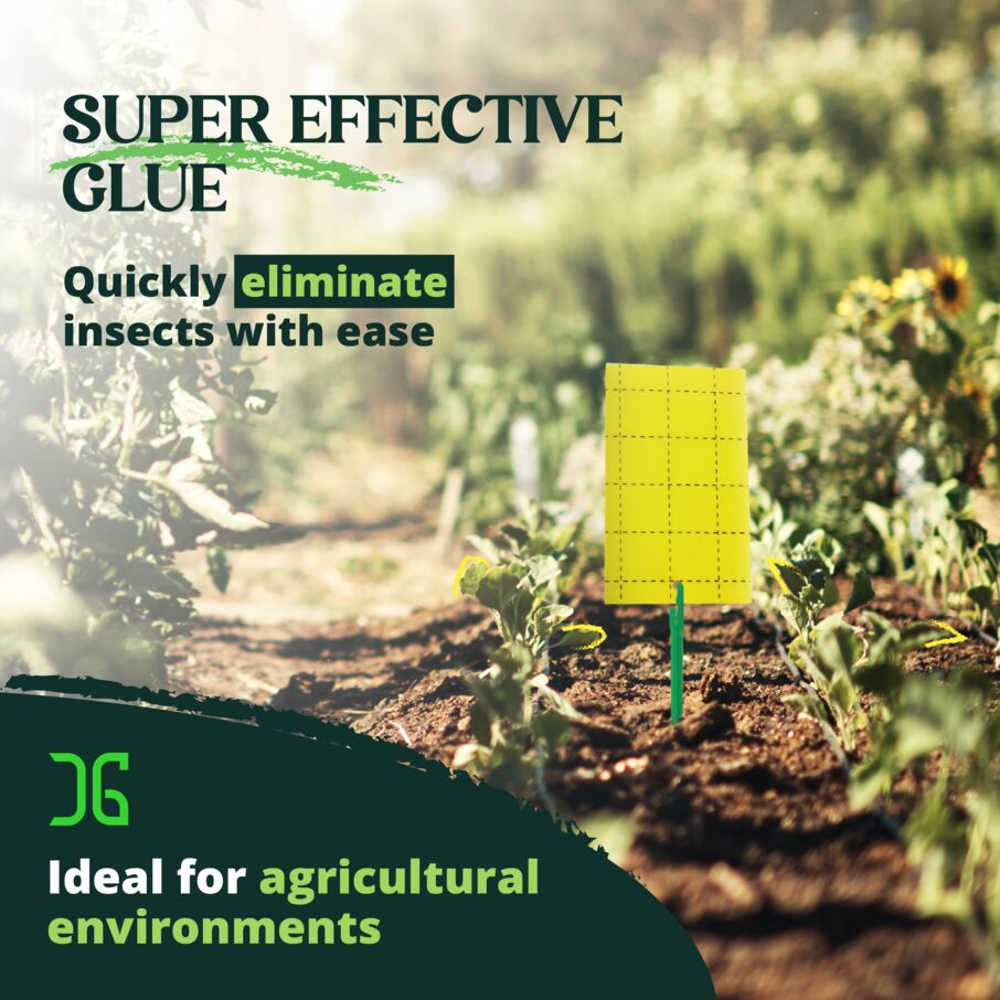 Double-Sided Yellow Sticky Card Insect Trap