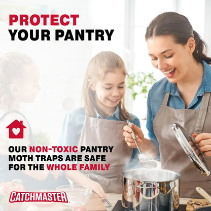 CatchmasterGRO Pantry Pest & Moth Glue Board Traps With Pheromones