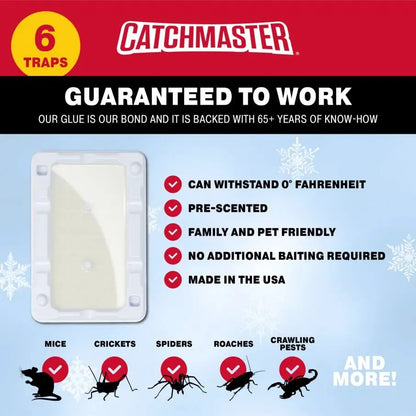 CatchmasterGRO Cold Temperature Mouse, Rodent & Insect Glue Trays
